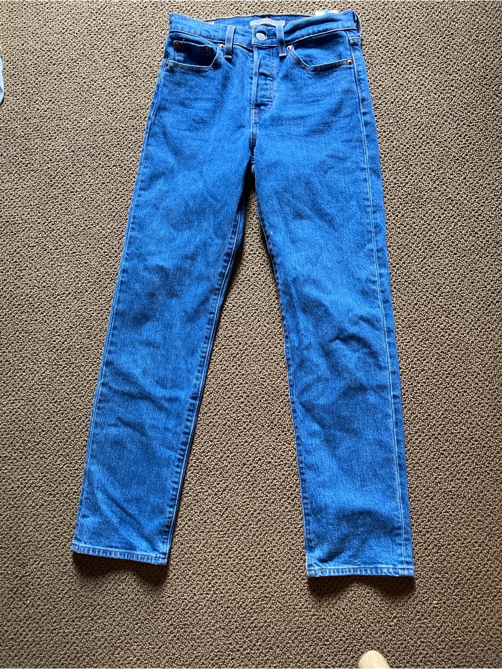 Levi's Women's Straight Leg Jeans in Bright Blue